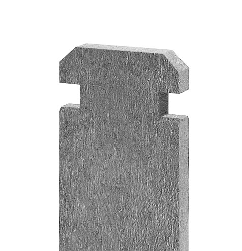 Brett Komposter aus Kunststoff 130x30mm, 1,2m