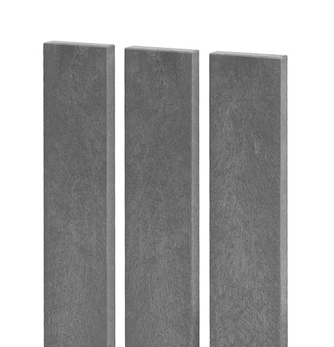 Zaunlatte 78x21, 0,78 m, mit geradem Kopf, grau