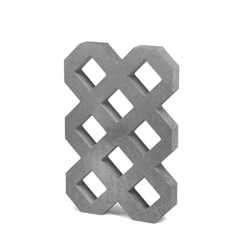 Zatravňovací dlažba VD600+, 60x40x6 cm, S